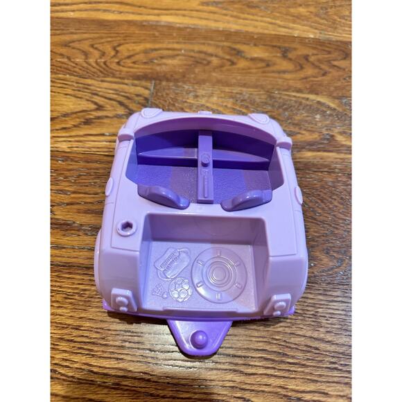 Fisher Price Little People Purple Car 2007 Convertible with Trailer Hitch Toy - Picture 9 of 9